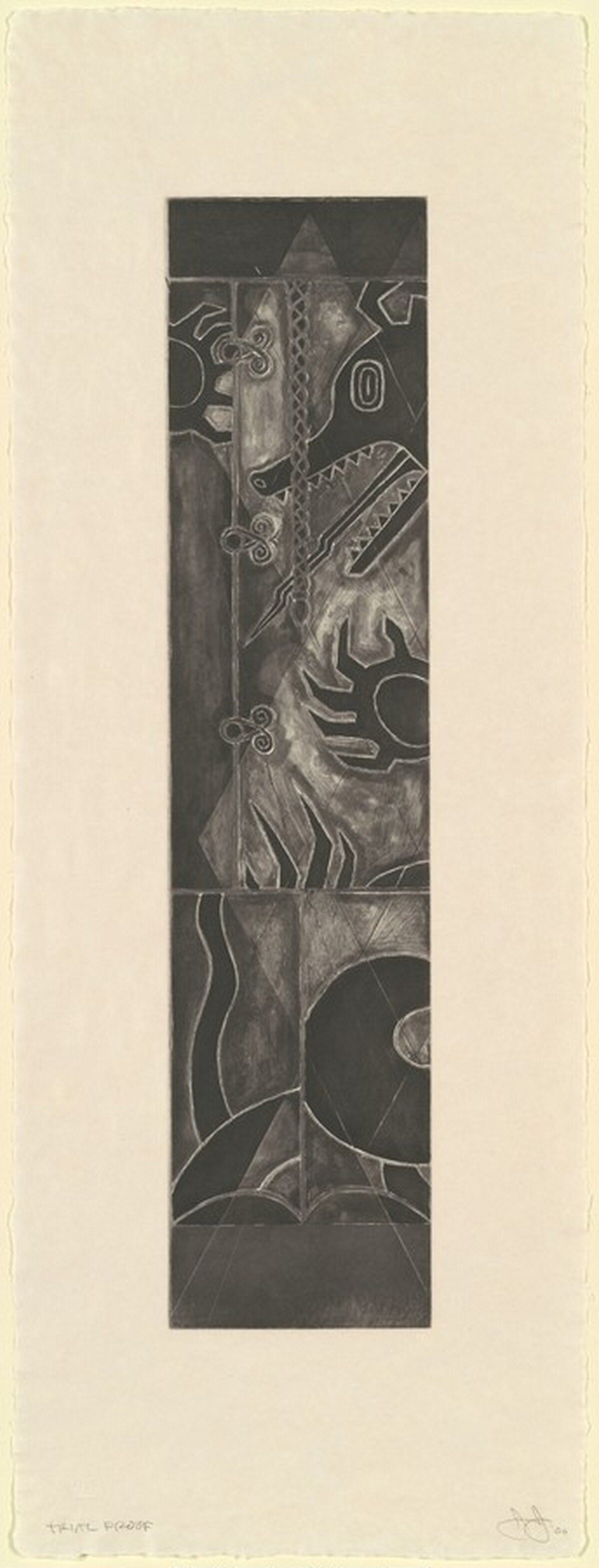 Two Costumes [trial proof] by Jasper Johns