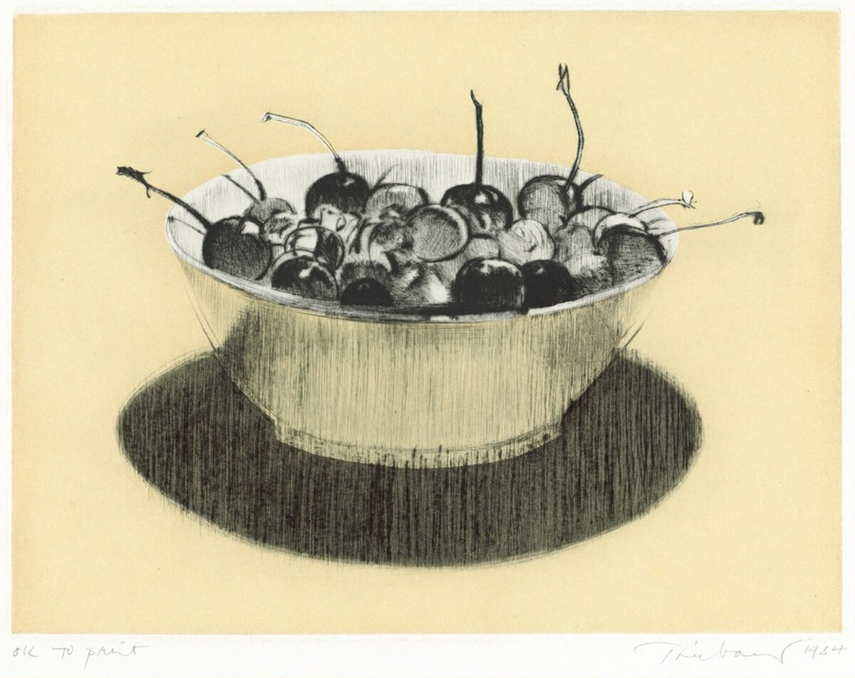 Cherries by Wayne Thiebaud