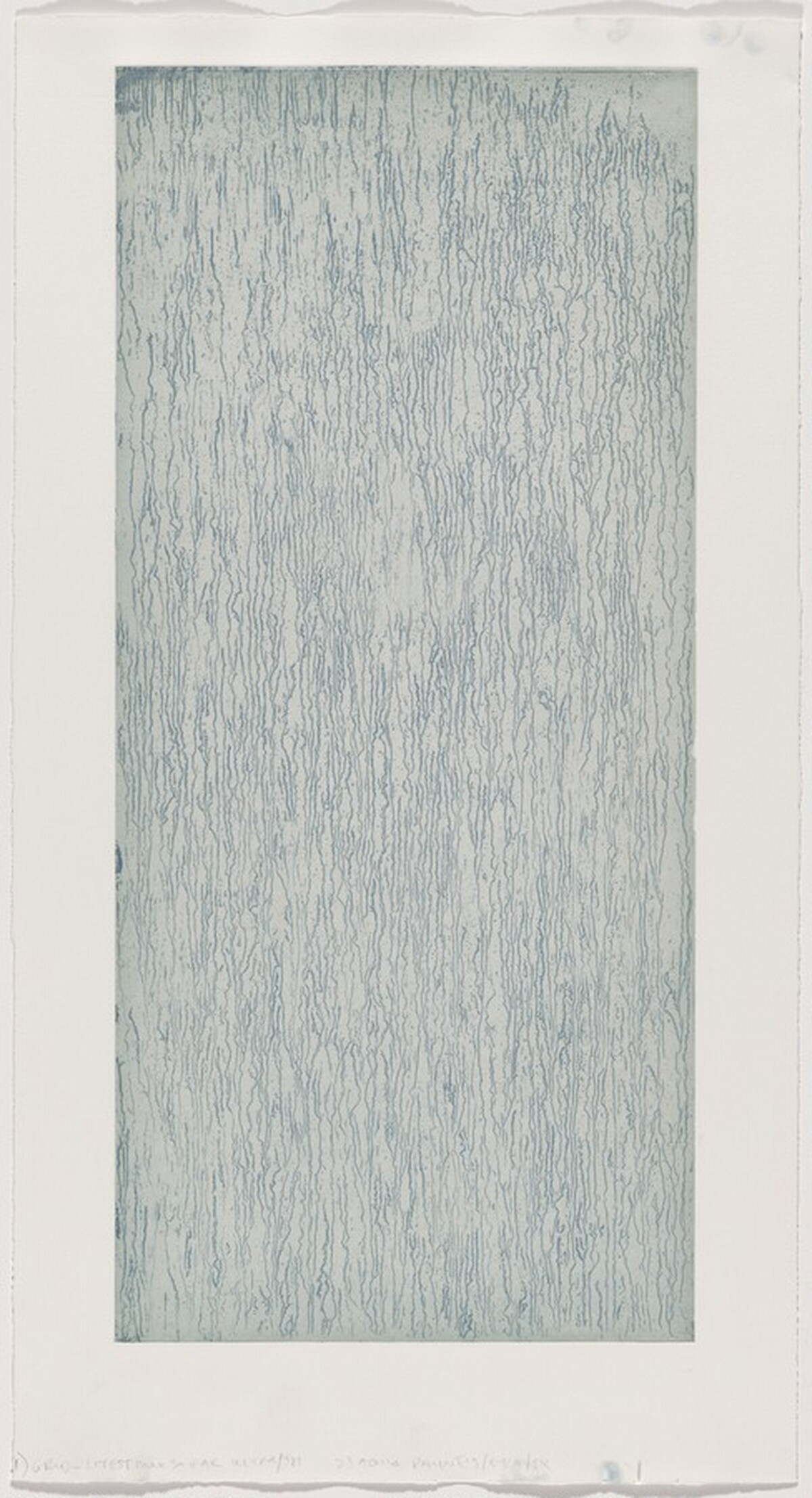 A Walk in the Woods [working proof 7 for Right Panel] by Pat Steir