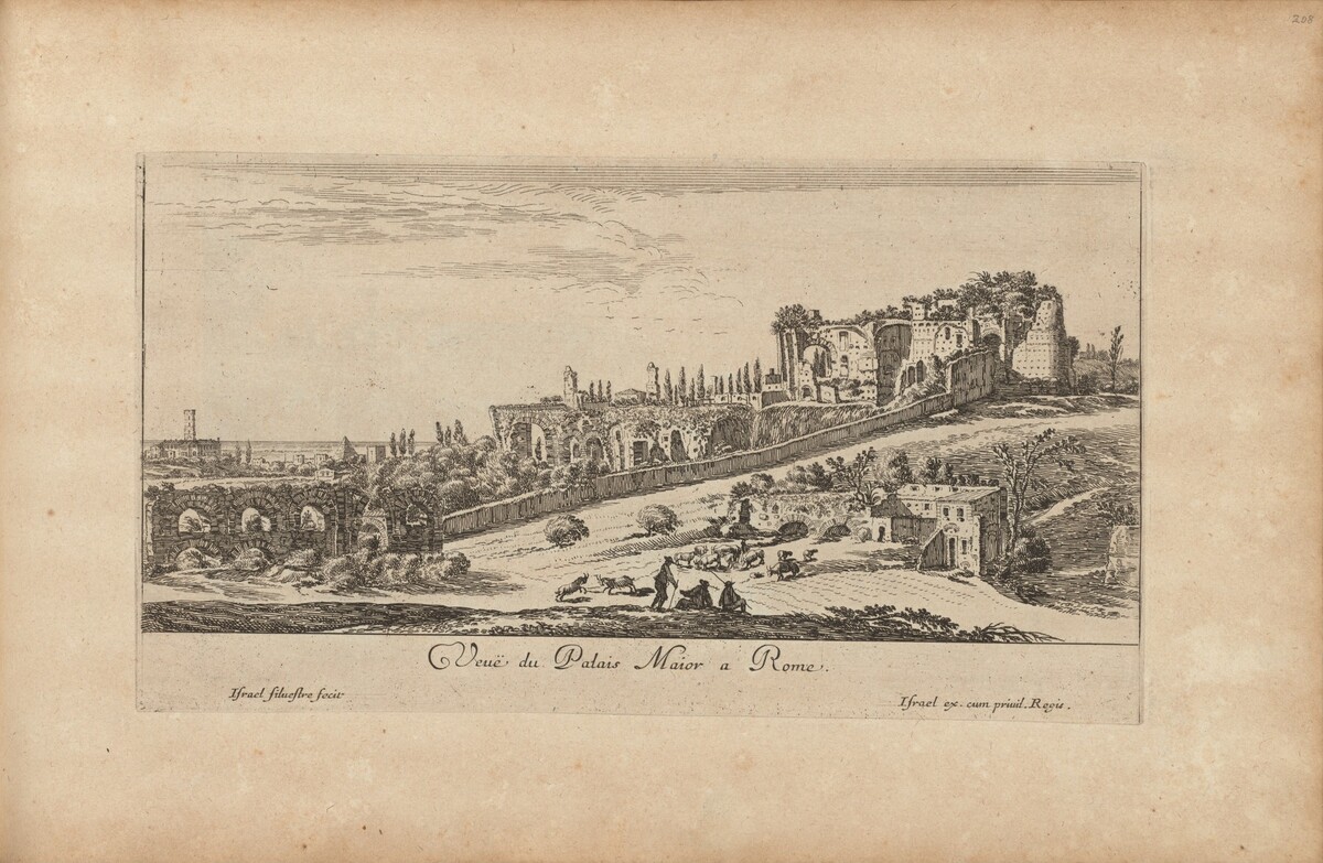 Veuë du Palais Maior a Rome by Israël Silvestre