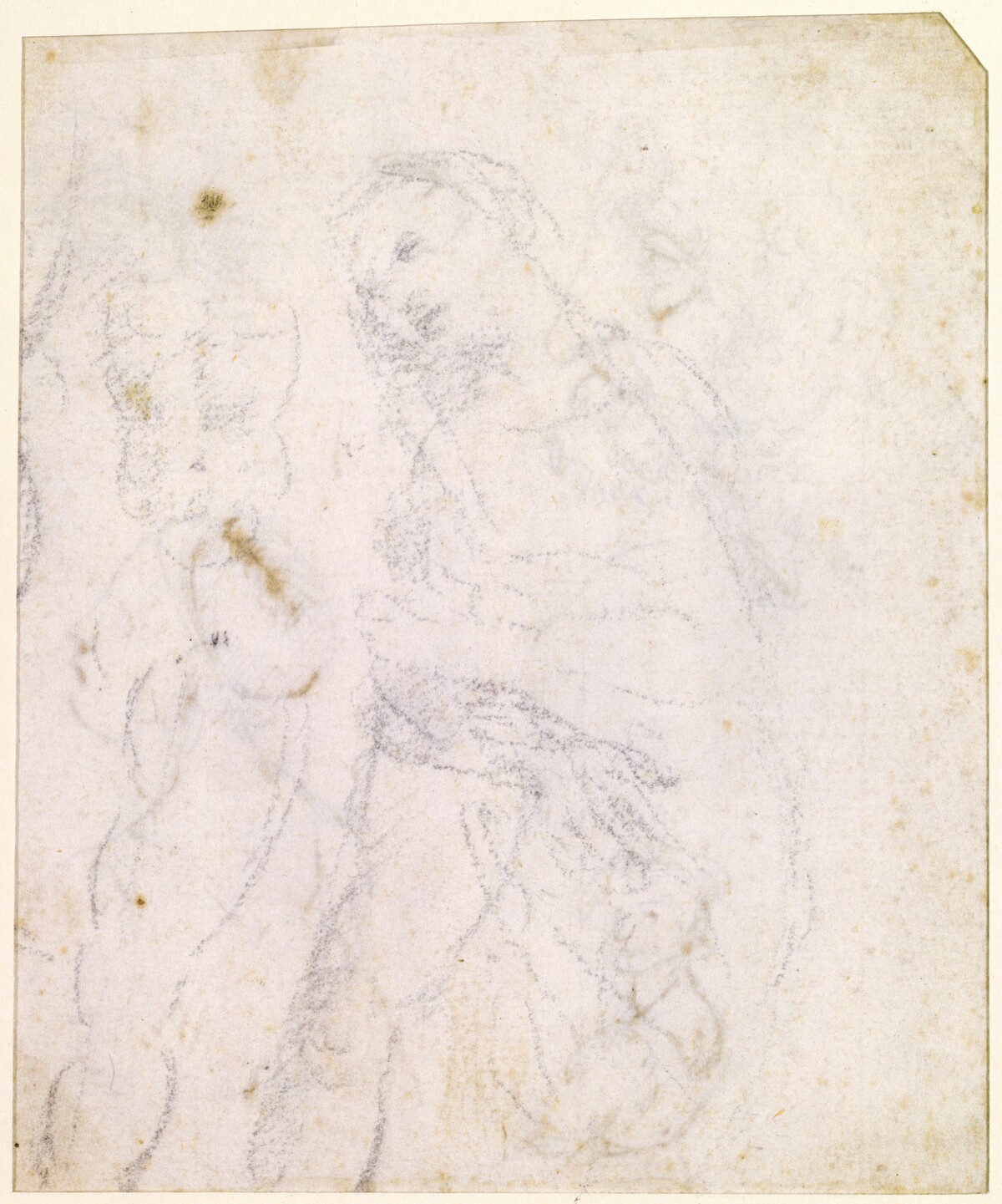 Study of a Madonna [verso] by Leonardo da Vinci