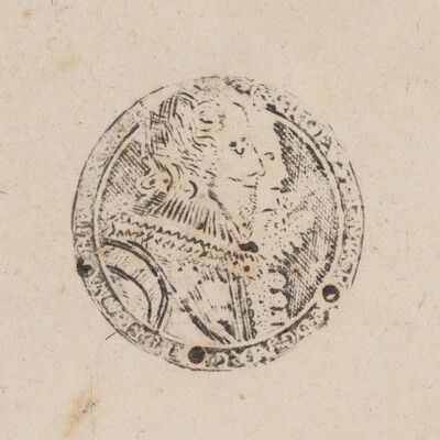 Charles I and Henrietta Maria Facing to the Right [left half]