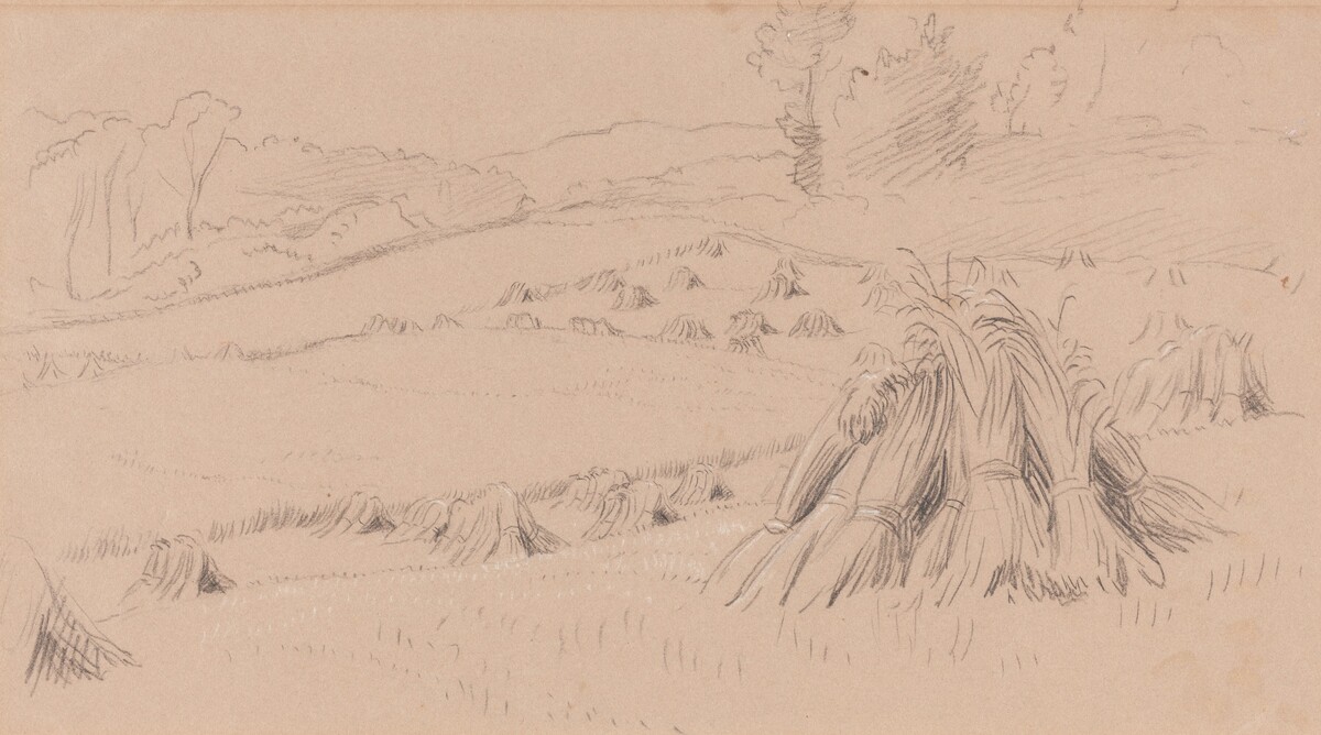 The Harvest Field by John Linnell