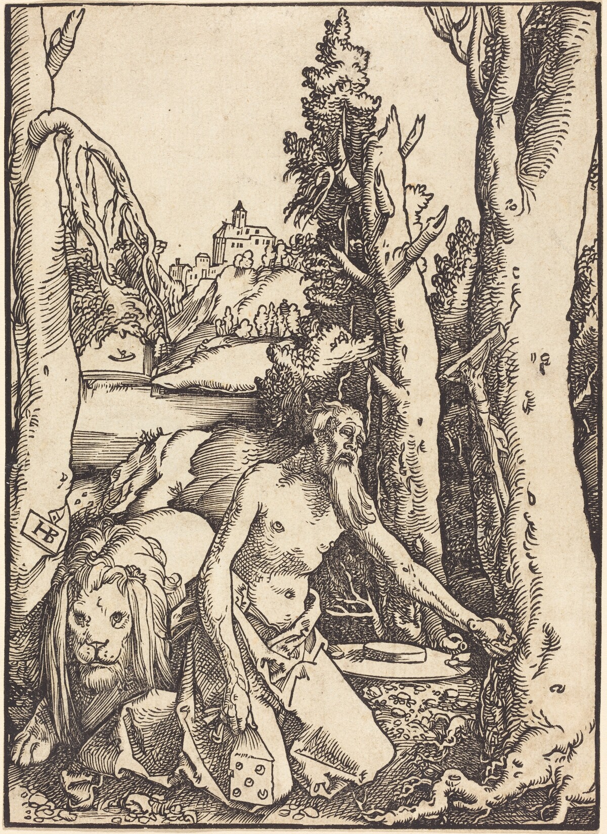 Saint Jerome in the Desert by Hans Baldung Grien