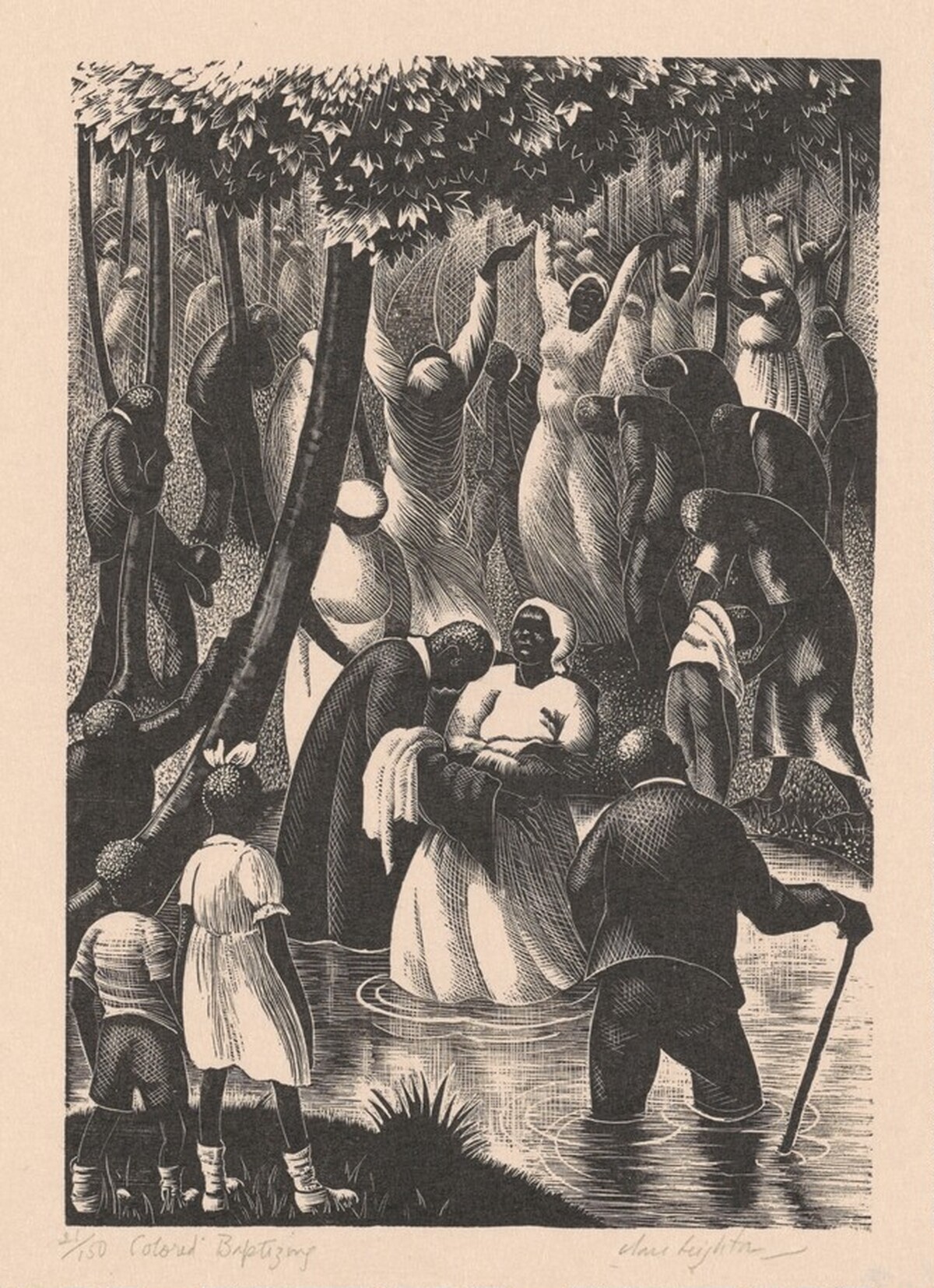 The Baptizing by Clare Leighton