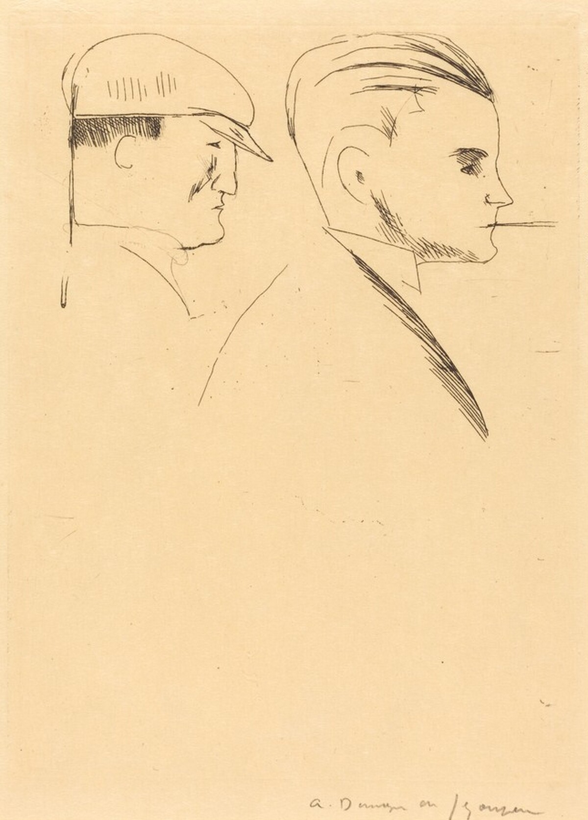 Spectators (Les Spectateurs) by André Dunoyer de Segonzac