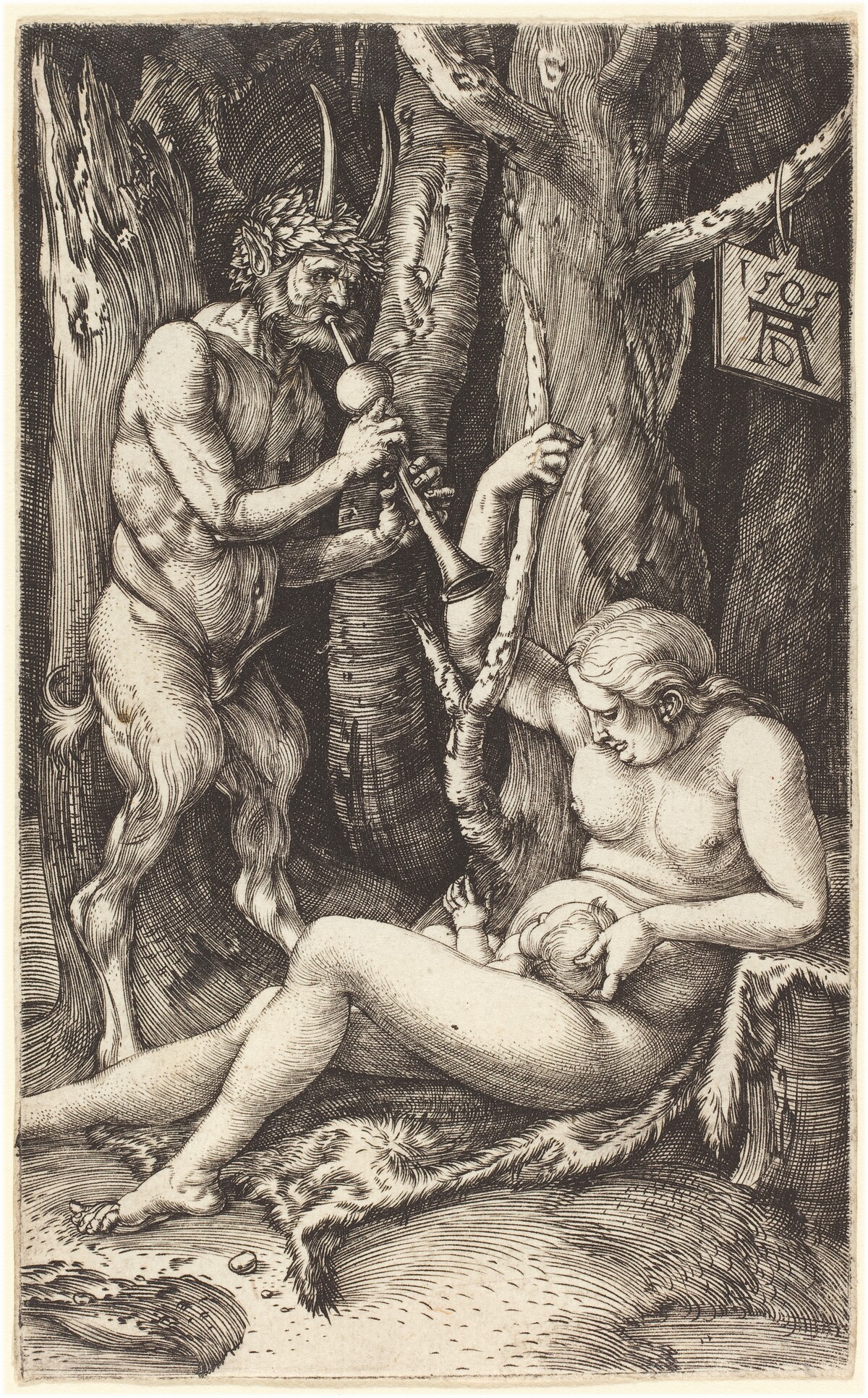 Satyr Family by Albrecht Dürer