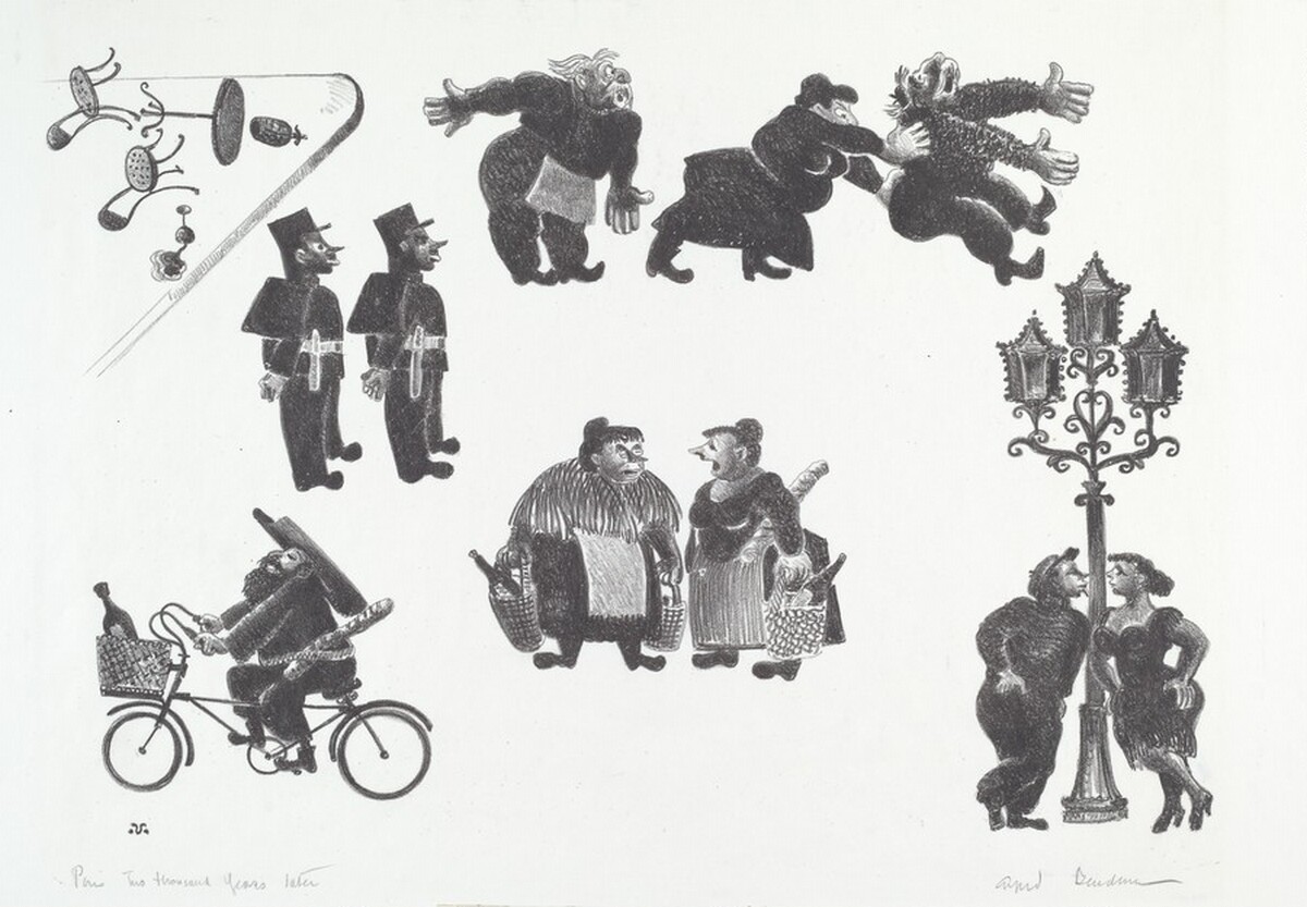 Paris 2,000 Years Later by Alfred Bendiner