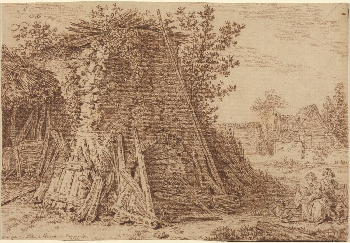 A Rustic Kiln at Vernon by Johann Georg Wille