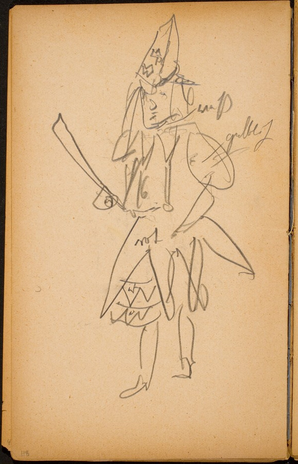 Pierrette (Pierette) [p. 48] by Max Beckmann