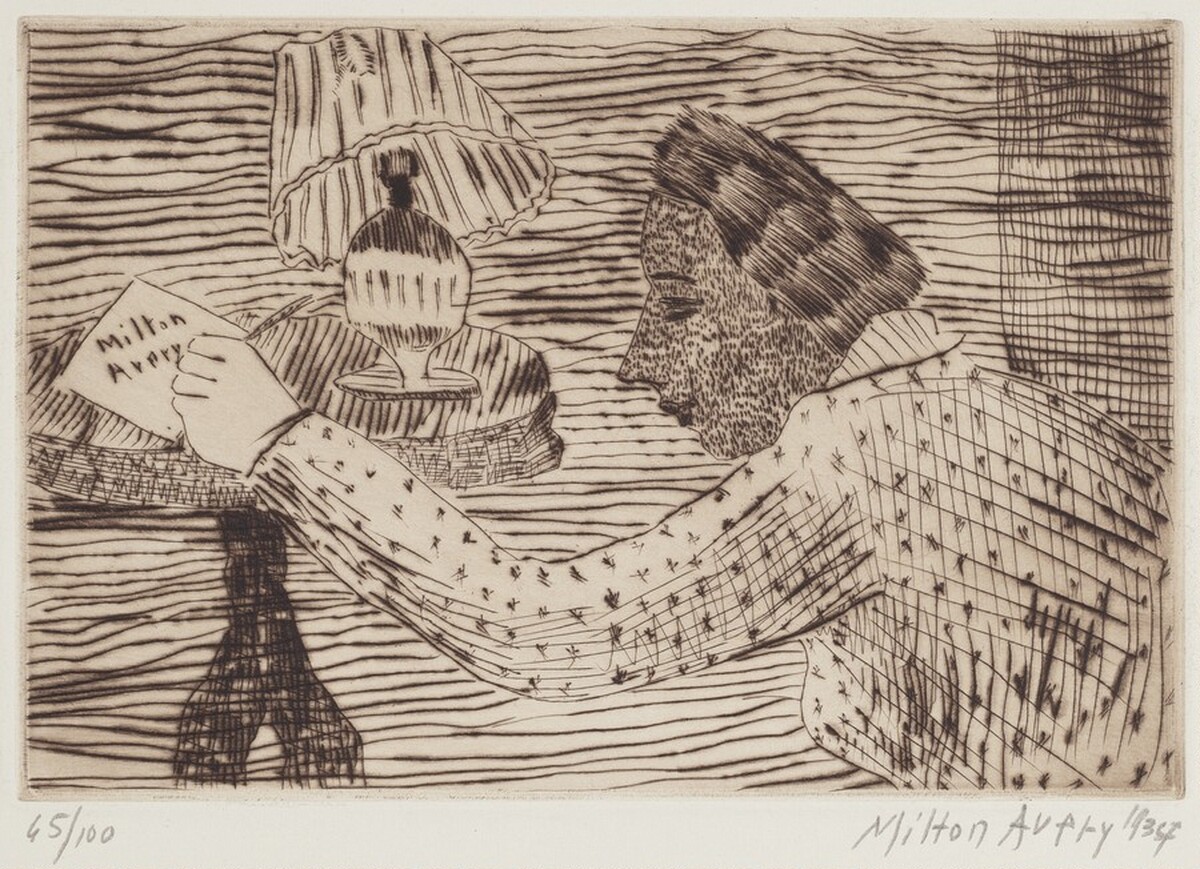 My Wife Sally by Milton Avery