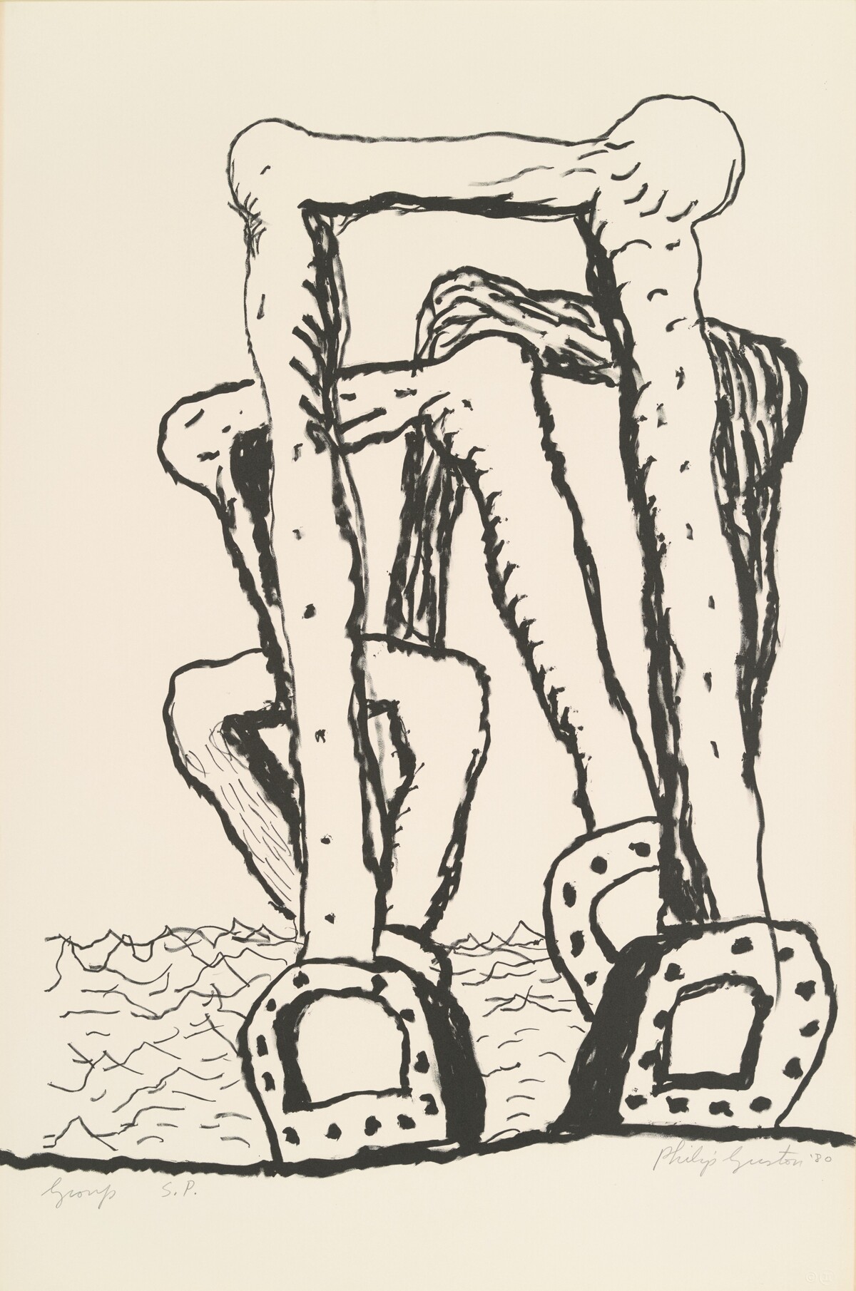 Group [special proof] by Philip Guston