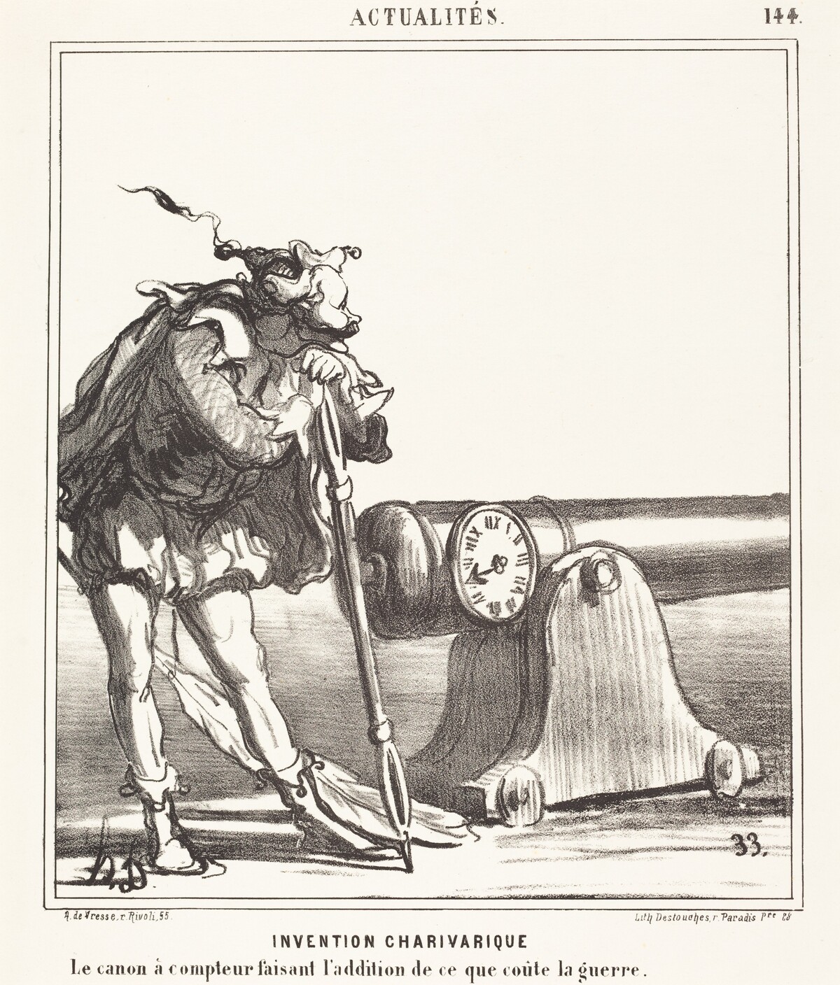 Invention charivarique by Honoré Daumier