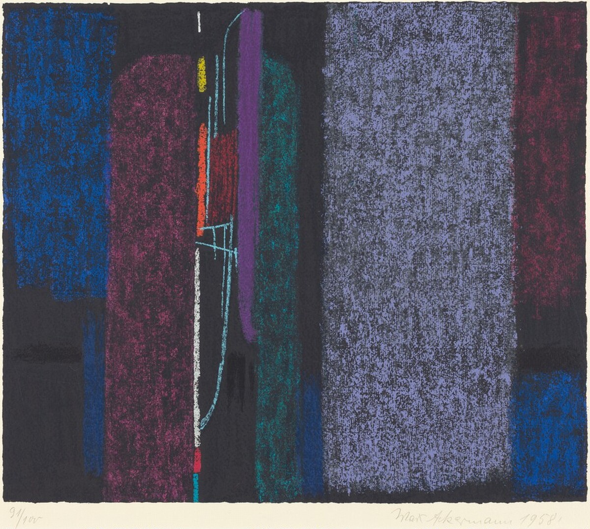 Nocturne by Max Ackermann