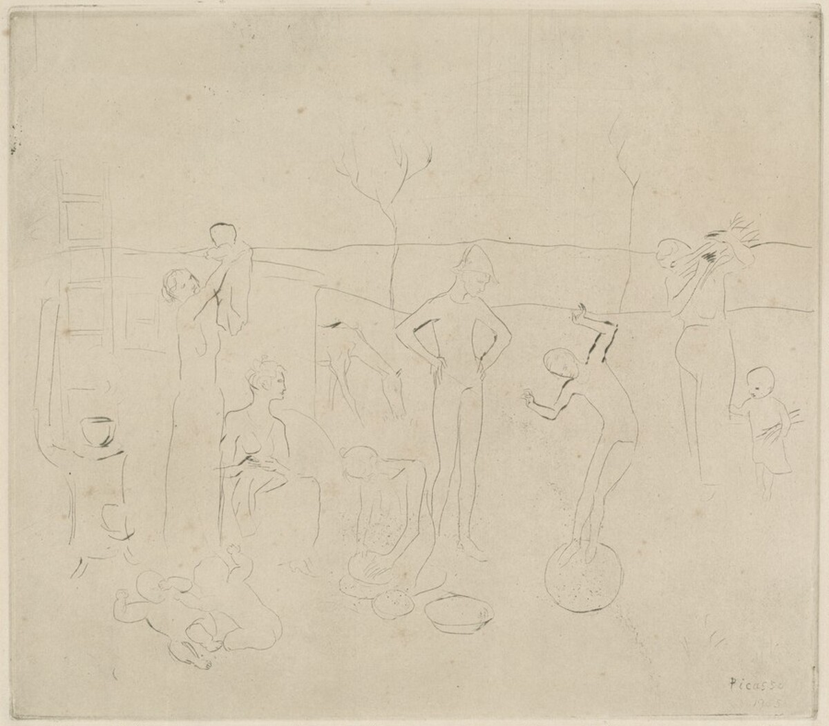 The Acrobats (Les saltimbanques) by Pablo Picasso
