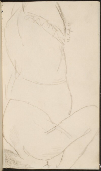 liegende Frau mit verborgenem Gesicht (Woman Laying Face Down) [p. 35]
