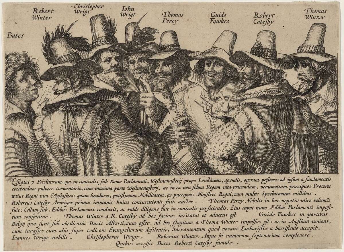 Gunpowder Plot by after Crispijn de Passe I
