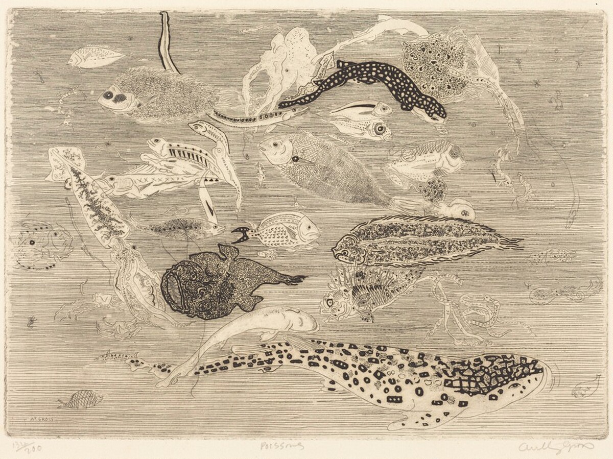 Poissons (Fish) by Anthony Gross