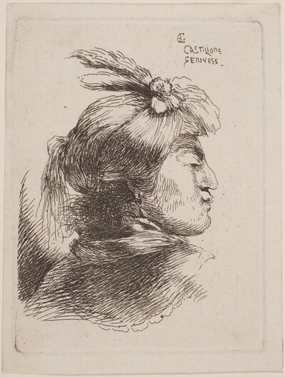 Small Oriental Head