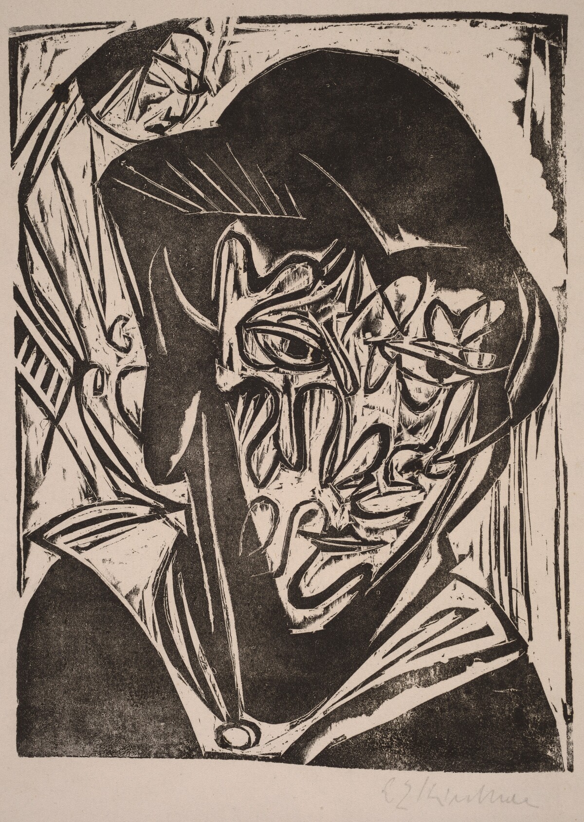 Woman with a Veil by Ernst Ludwig Kirchner
