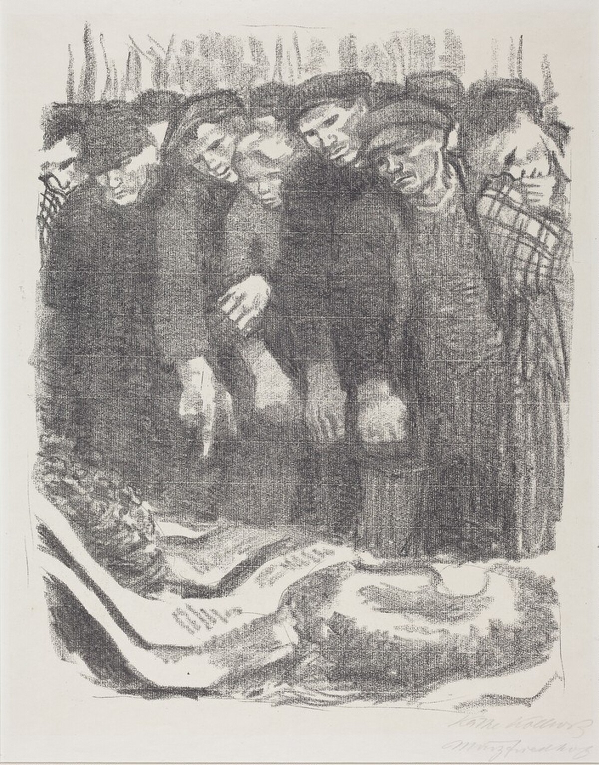 Cemetery for the Victims of the 1848 Revolution (Marzfriedhof II) by Käthe Kollwitz