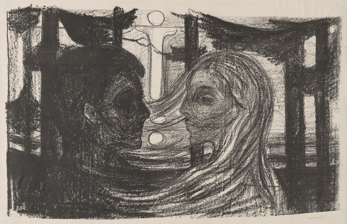 Attraction II (Tiltrekning II) by Edvard Munch