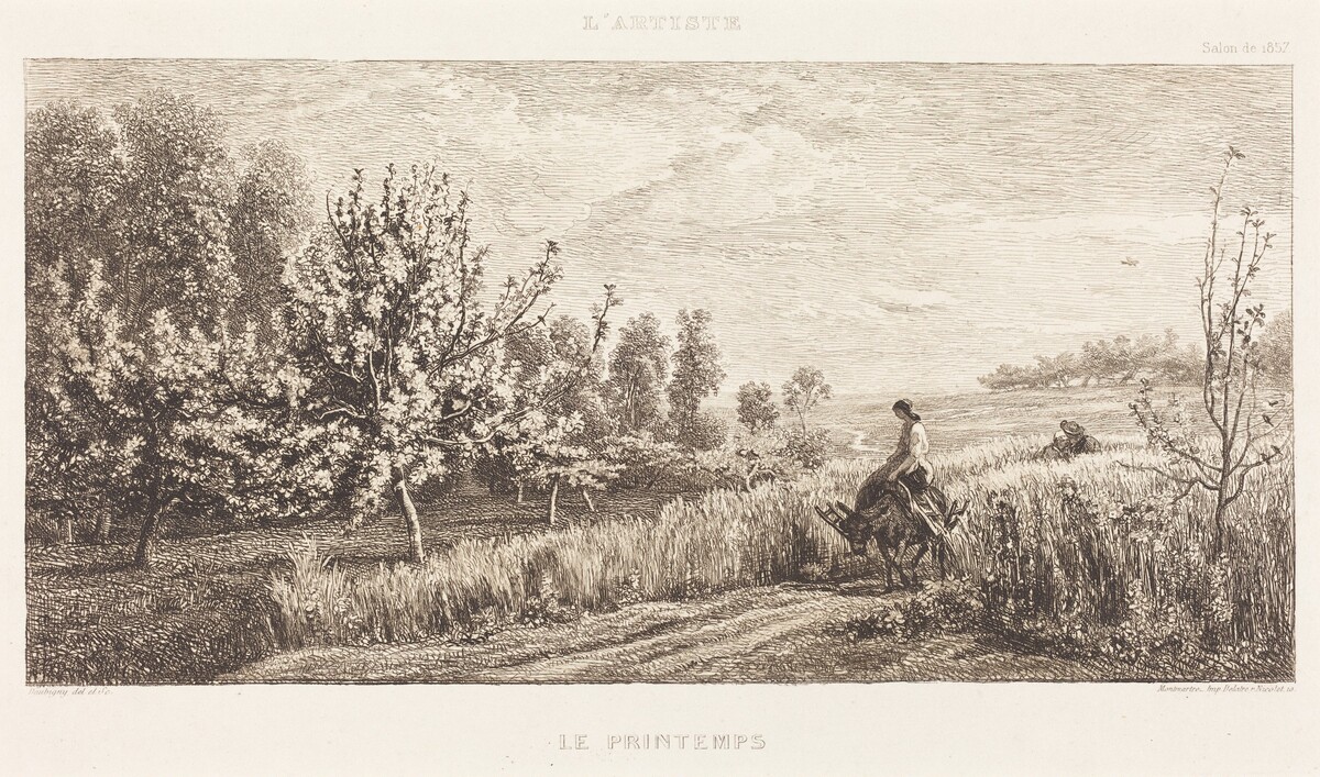 Springtime (Le Printemps) by Charles-François Daubigny