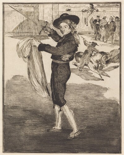 Mlle. Victorine in the Costume of an "Espada"(L'espada)