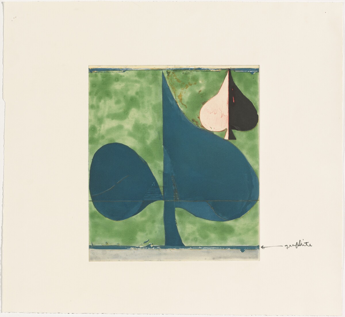 Combination [working proof 12] by Richard Diebenkorn