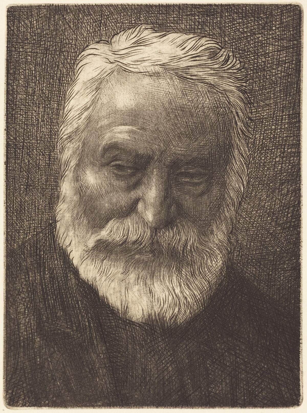 Victor Hugo, 2nd plate by Alphonse Legros
