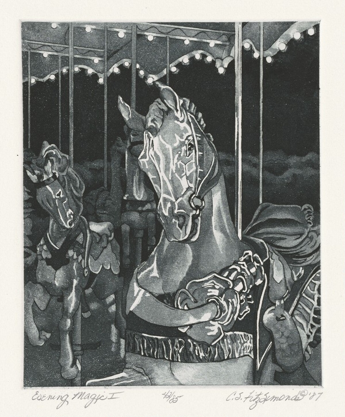Evening Magic I by Carol S. FitzSimonds