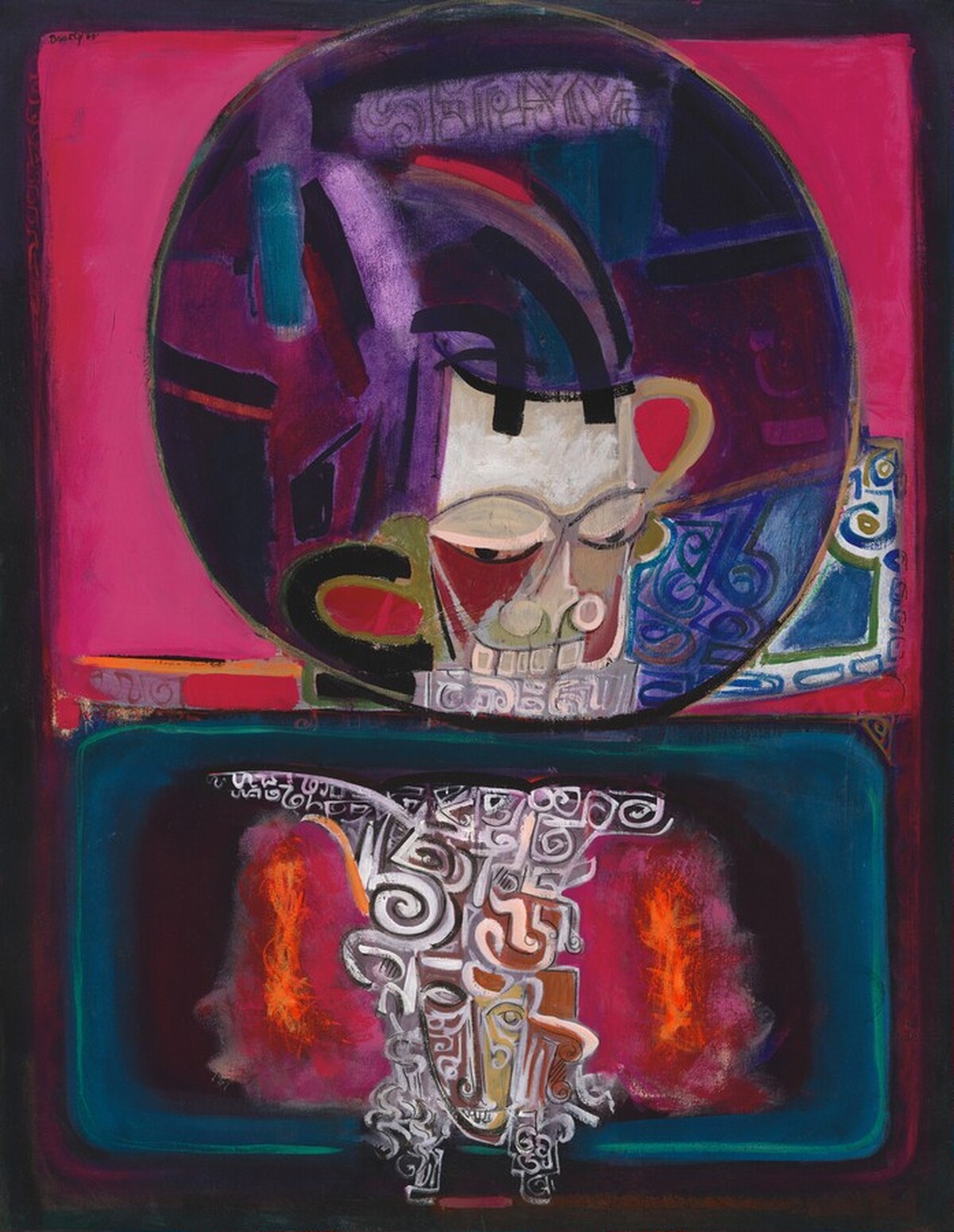 Current Forms: Yoruba Circle by David C. Driskell