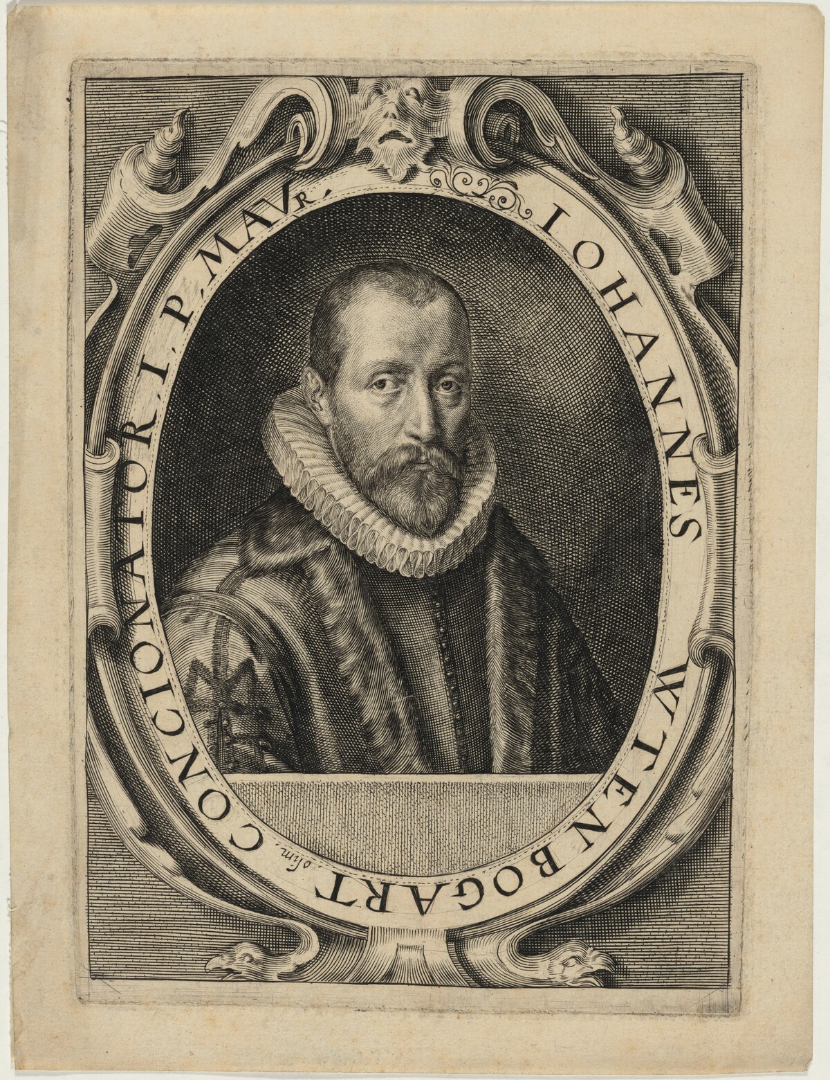 Johannes Utenbogaert by Willem Jacobsz Delff