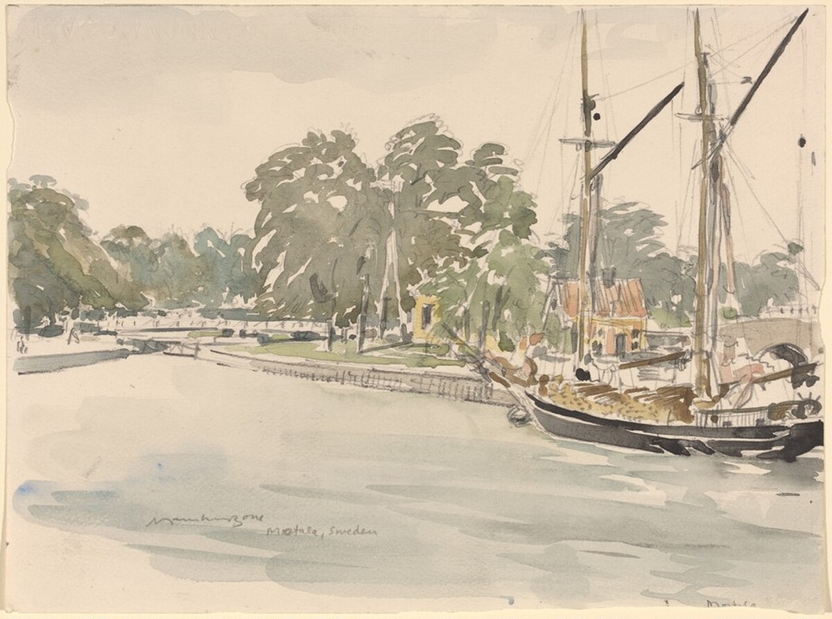 Motala; Sweden by Sir Muirhead Bone