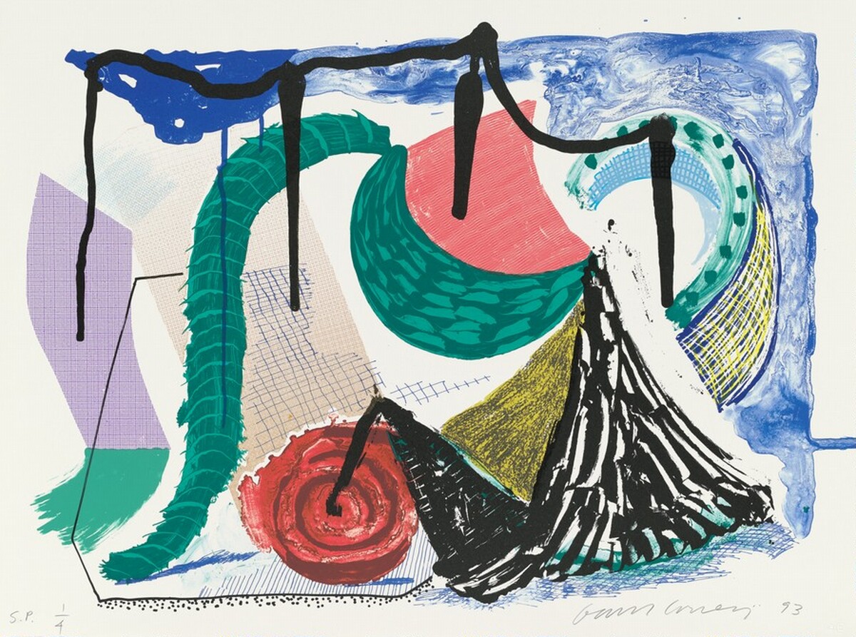 Catherine's Walk [special proof] by David Hockney