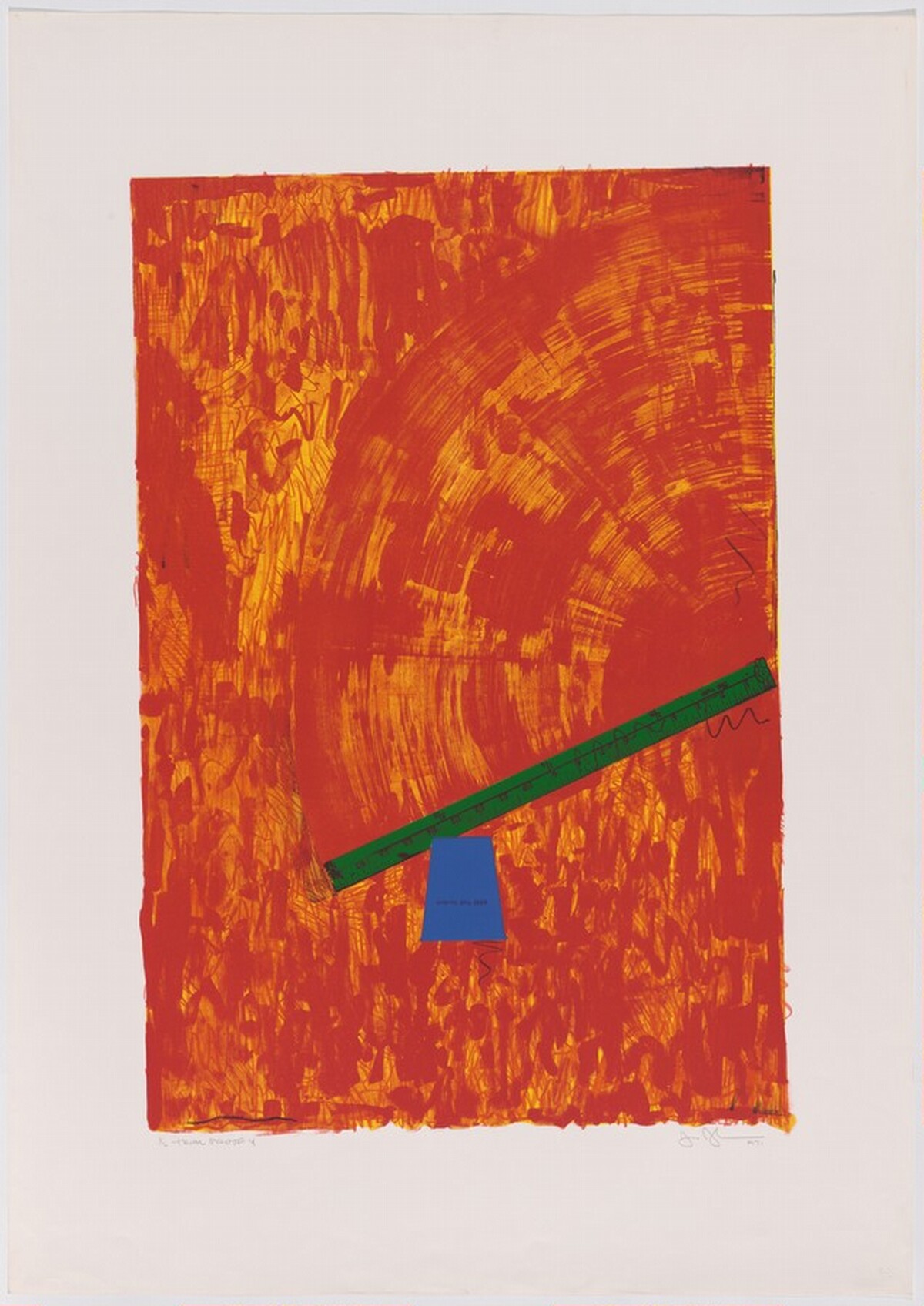 Good Time Charley II [trial proof] by Jasper Johns