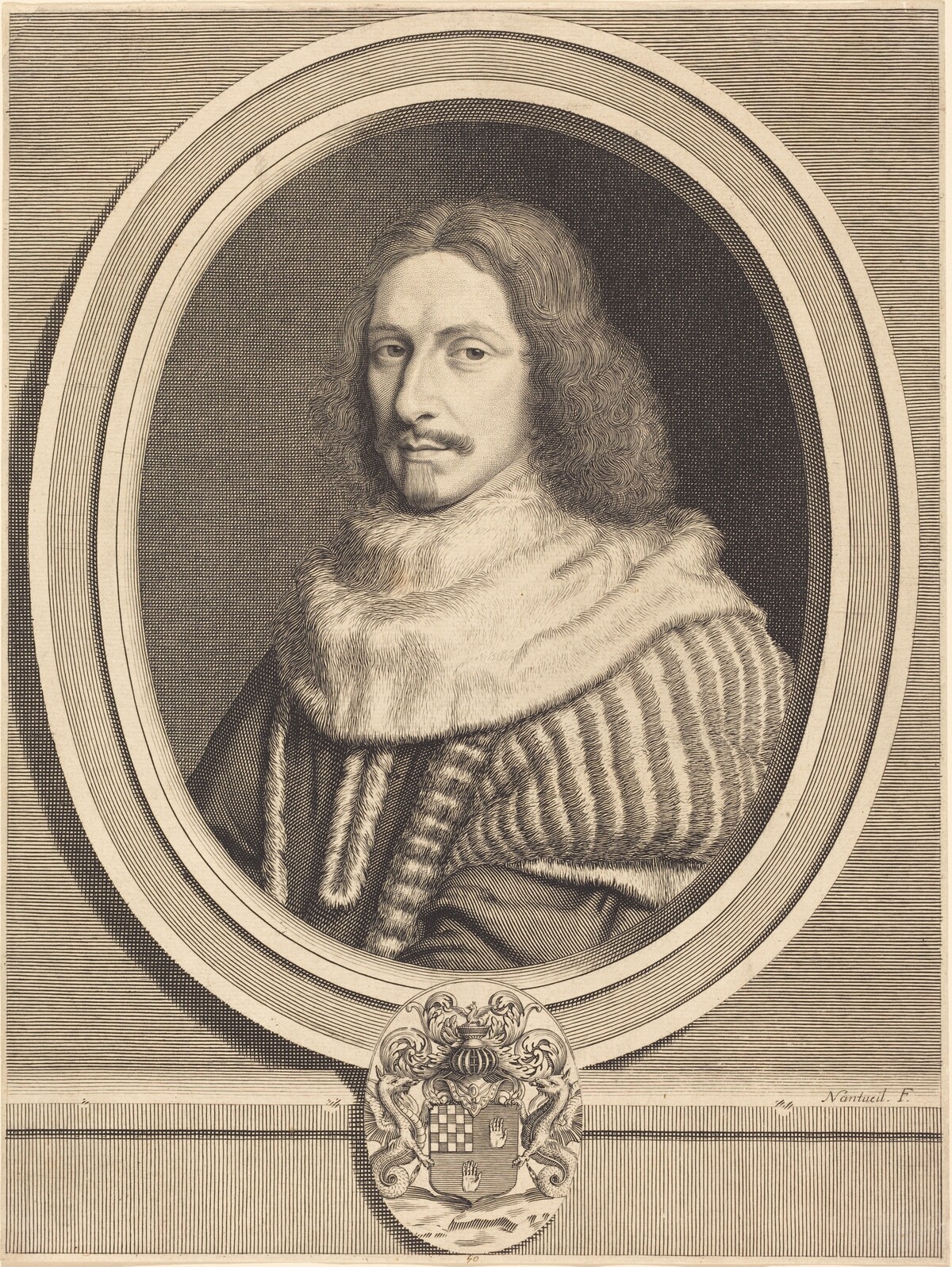 Nicholas Potier de Novion by Robert Nanteuil