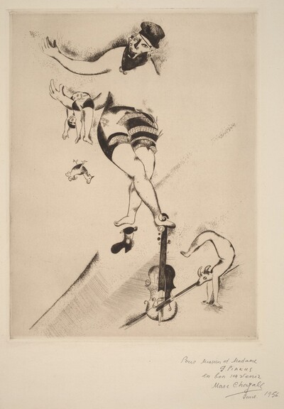 Acrobat with a Violin
