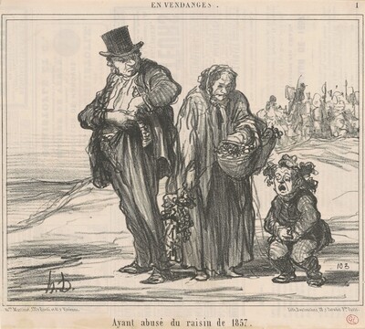 Ayant abusé du raisin de 1857