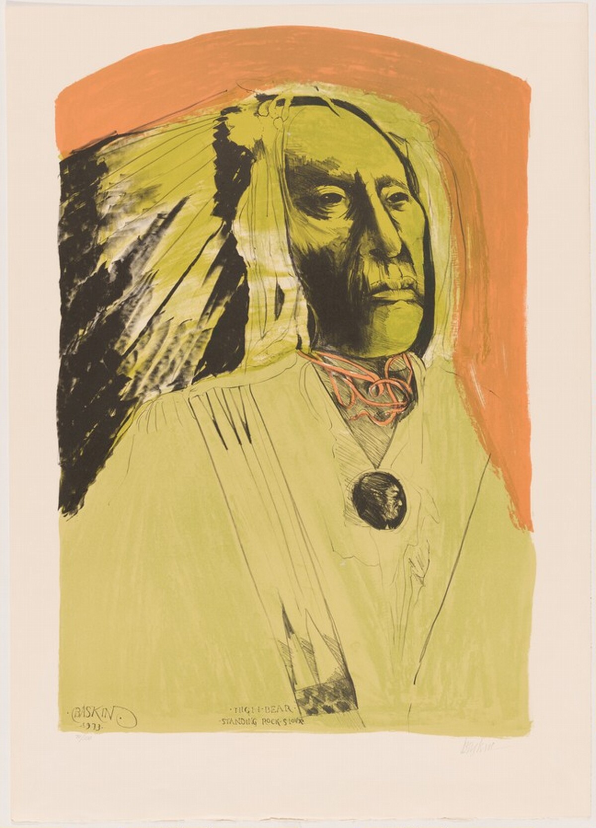 High Bear by Leonard Baskin