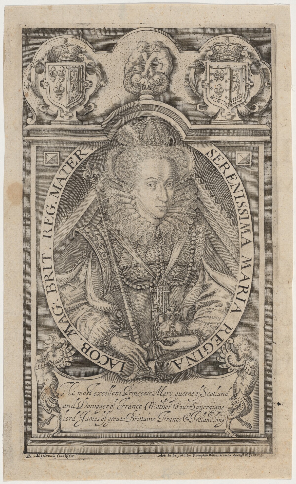 Mary, Queen of Scots by Renold Elstrack