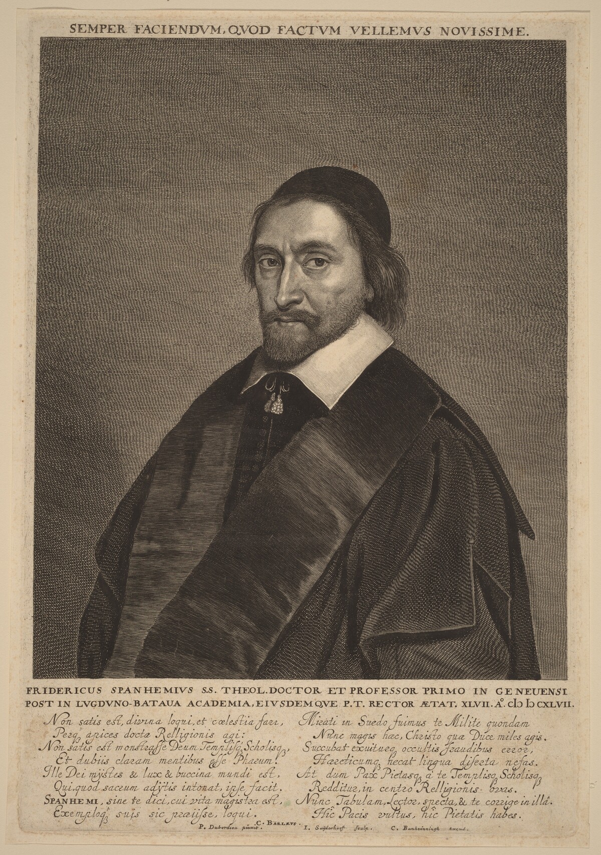 Frederick Spanheim by Jonas Suyderhoff after Pieter Dubordieu