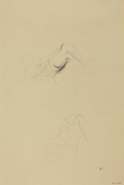 a) Sheet of Sketches (recto); b) Sheet of Sketches (verso)