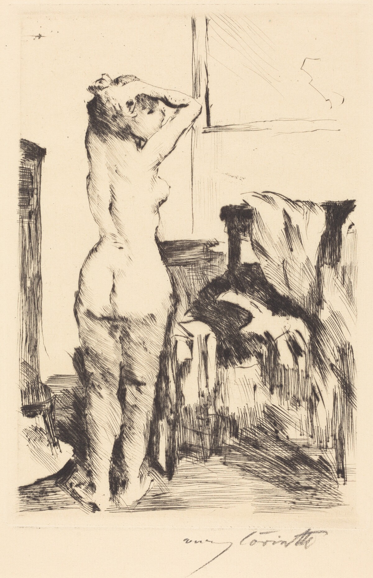 Modellstudie (Study of a Model) by Lovis Corinth