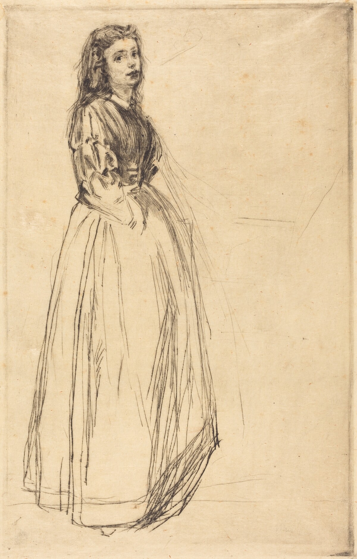 Fumette, Standing by James McNeill Whistler