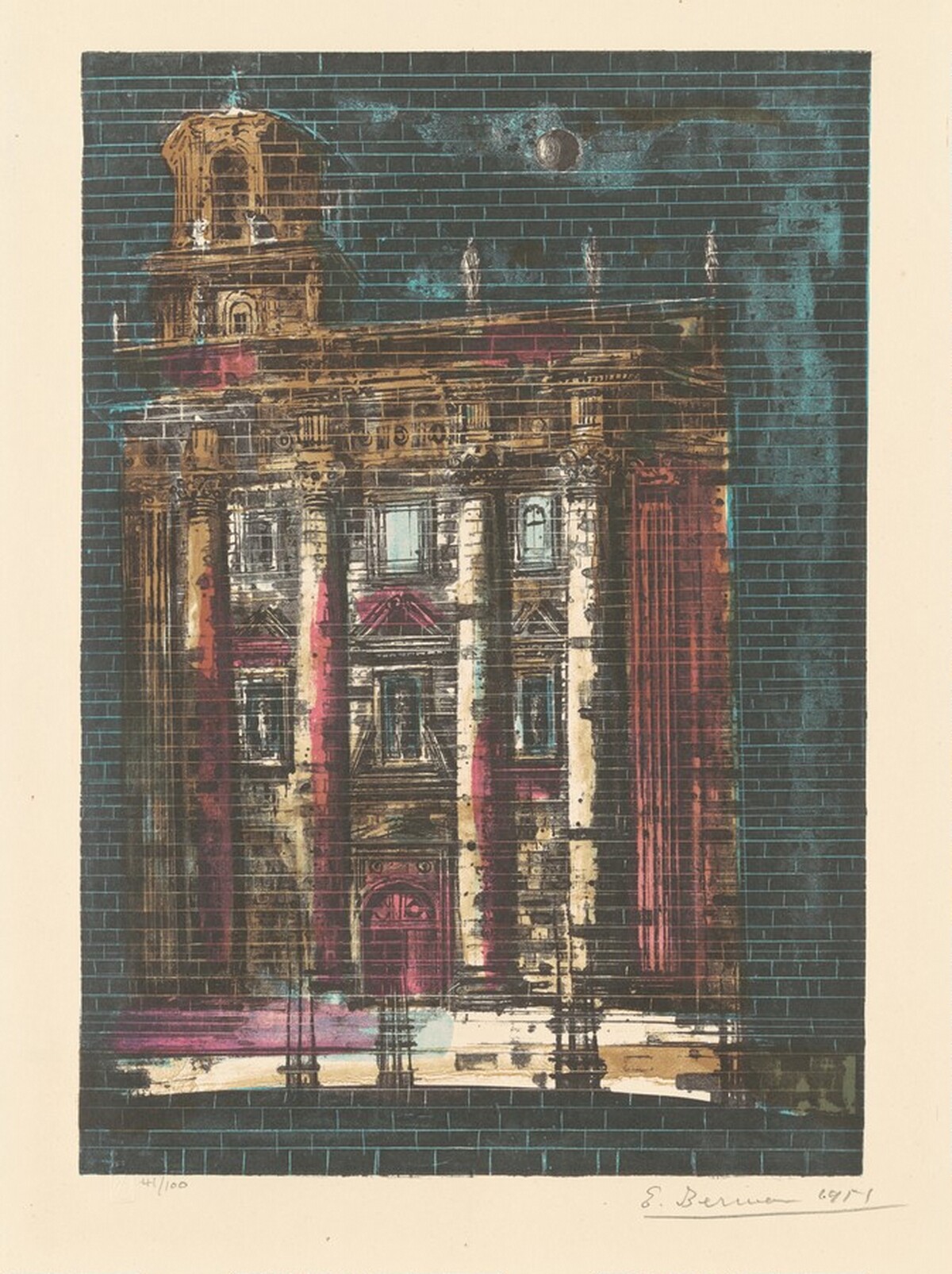 Nocturnal Cathedral by Eugene Berman