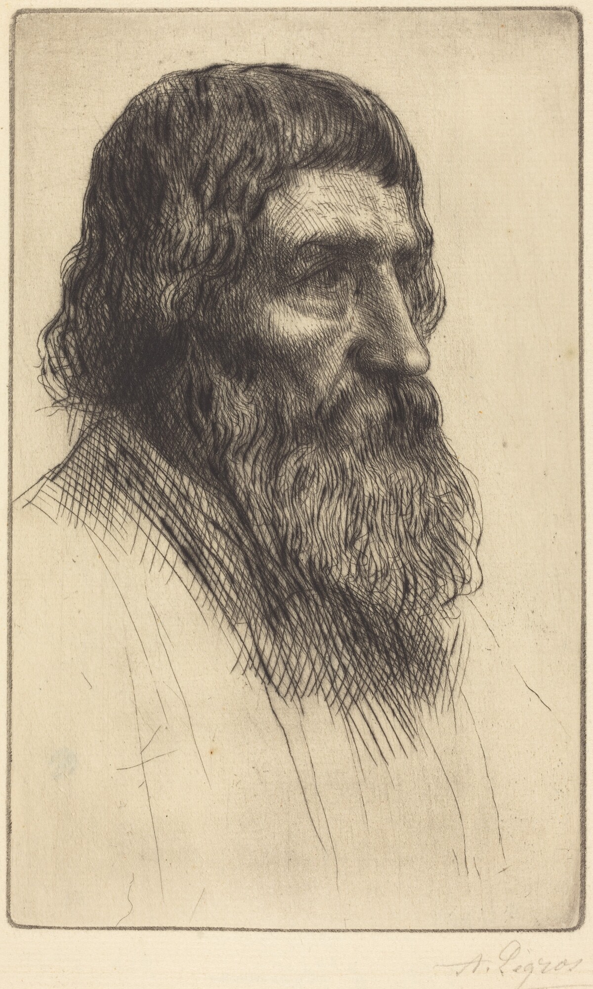 English Peasant (Paysan anglais) by Alphonse Legros