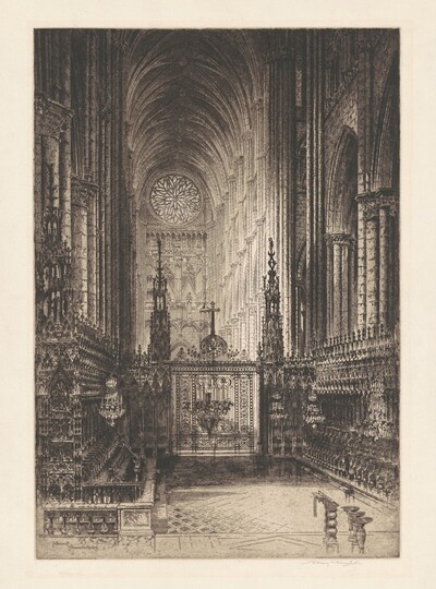 Interior of Amiens Cathedral