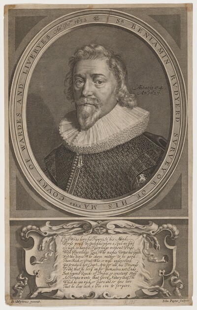 Sir Benjamin Rudyerd, Politician and Poet
