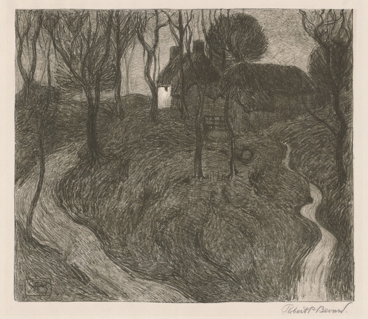 A  Lonely Farm [Hawkridge] by Robert Polhill Bevan